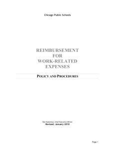 Reimbursement Policy Booklet - CPS Clerks