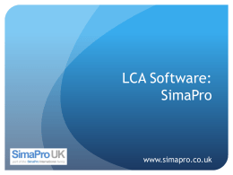 simapro 7.2