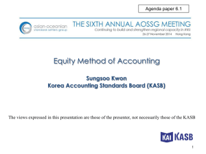 Agenda paper 6.1 Slides: Equity accounting