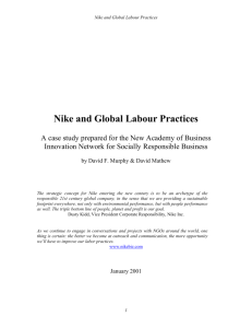 Nike and Global Labour Practices