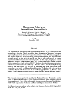 Moments and Points in an Interval-Based Temporal Logic