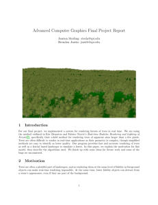 Advanced Computer Graphics Final Project Report