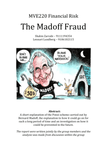 The Madoff Fraud