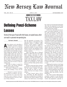 Defining Ponzi-Scheme Losses