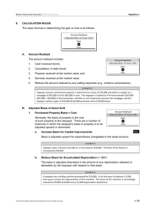 II. CALCULATION RULES - Becker Professional Education