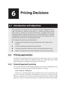 6 Pricing Decisions - Goodfellow Publishers