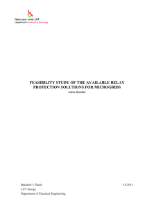 feasibility study of the available relay protection solutions for