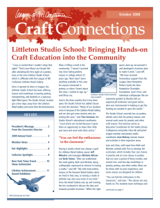 Craft Connections - League of NH Craftsmen