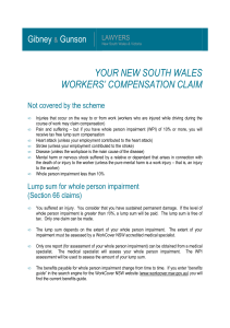 Workers Compensation Claims