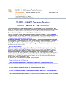 3Q 2009 - US GBS Employee Payab