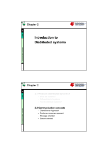 Introduction to Distributed systems