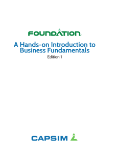 A Hands-on Introduction to Business Fundamentals