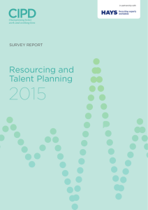 Resourcing and Talent Planning