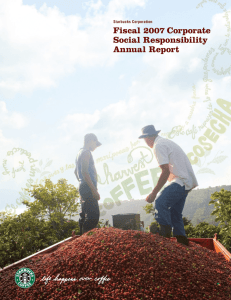 Fiscal 2007 Corporate Social Responsibility Annual Report