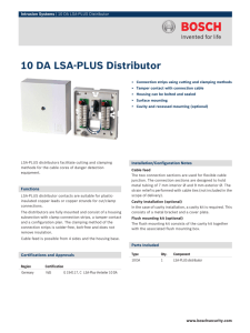 10 DA LSA-PLUS Distributor