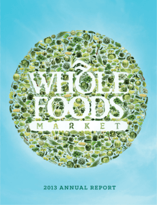 2013 annual report - Whole Foods Market