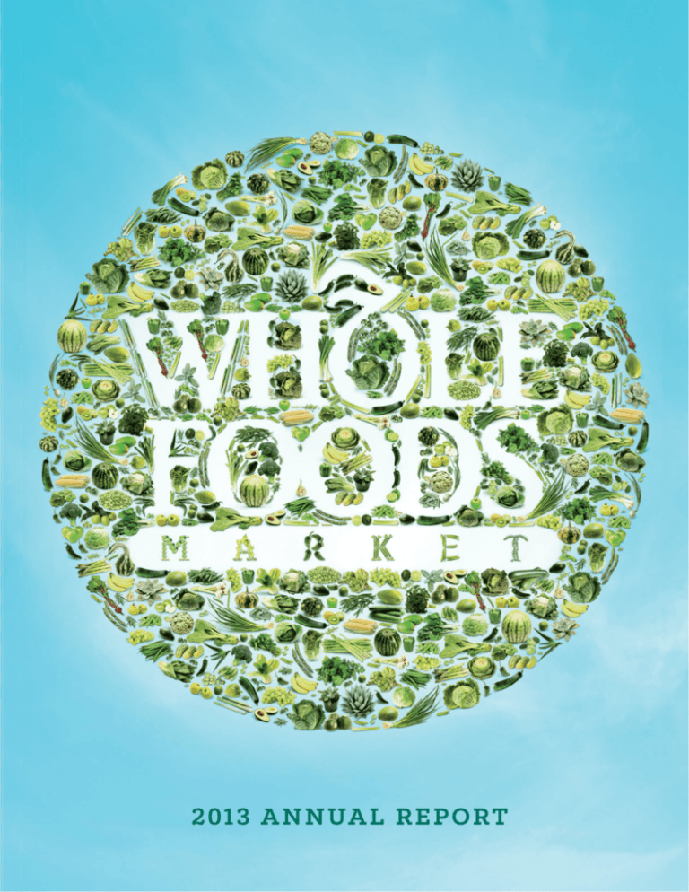 2013 annual report Whole Foods Market