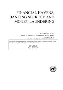 financial havens, banking secrecy and money
