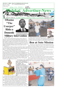 MAN 9-8-10 - Molokai Advertiser-News