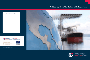 A Step by Step Guide for Irish Exporters