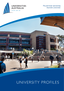 university profiles - Universities Australia