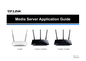 Media Server Application Guide - TP-Link