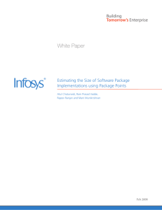 Estimating the Size of Software Package Implementations