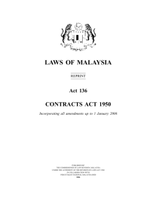 Contracts Act 1950
