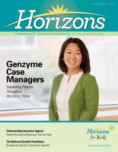 Genzyme Case Managers Supporting Patients Throughout the