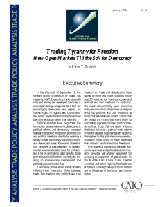 Trading Tyranny for Freedom