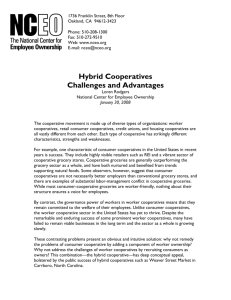 Hybrid Cooperatives Challenges and Advantages