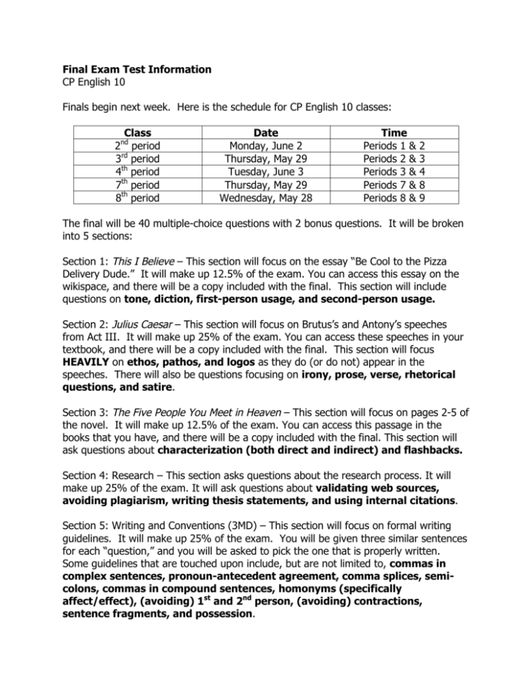 cp-english-10-final-review-information