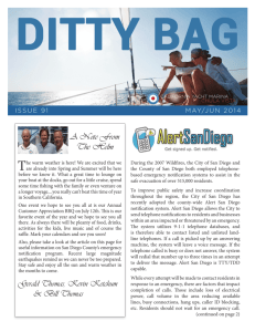 A Note From The Helm - California Yacht Marina