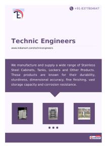 Technic Engineers, Mumbai - Manufacturer & Supplier