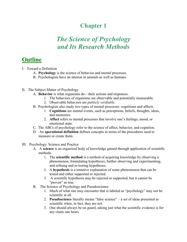 observable behavior psychology definition