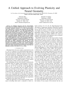 A Unified Approach to Evolving Plasticity and Neural Geometry