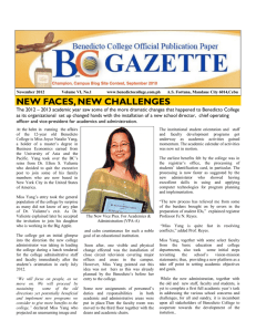 BC Gazette Vol VI No 1