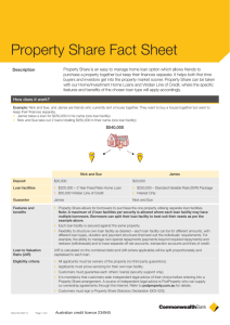 Property Share Fact Sheet - Commonwealth Bank of Australia