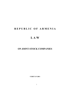 Law on Joint-Stock Companies