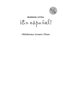 Oklahoma Lesson Plans
