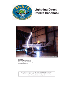 Lightning Direct Effects Handbook - National Institute for Aviation