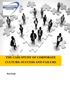 the case study of corporate culture: success and failure