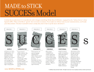 Made to Stick Model