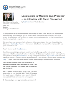 Local actors in 'Machine Gun Preacher' -