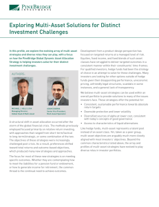 Exploring Multi-Asset Solutions for Distinct Investment Challenges