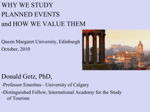 Event Studies - Queen Margaret University