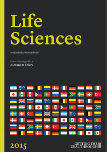 Philippine section of Getting the Deal Through: Life Sciences 2015