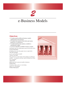e-Business Models