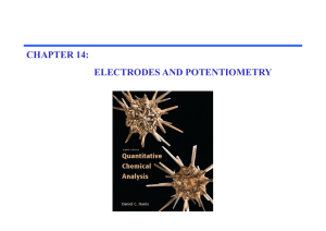 chapter 14: electrodes and potentiometry - WEMT