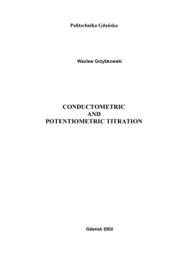 conductometric and potentiometric titration